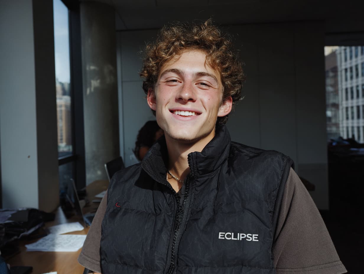 Student with freedom to build portfolio and work